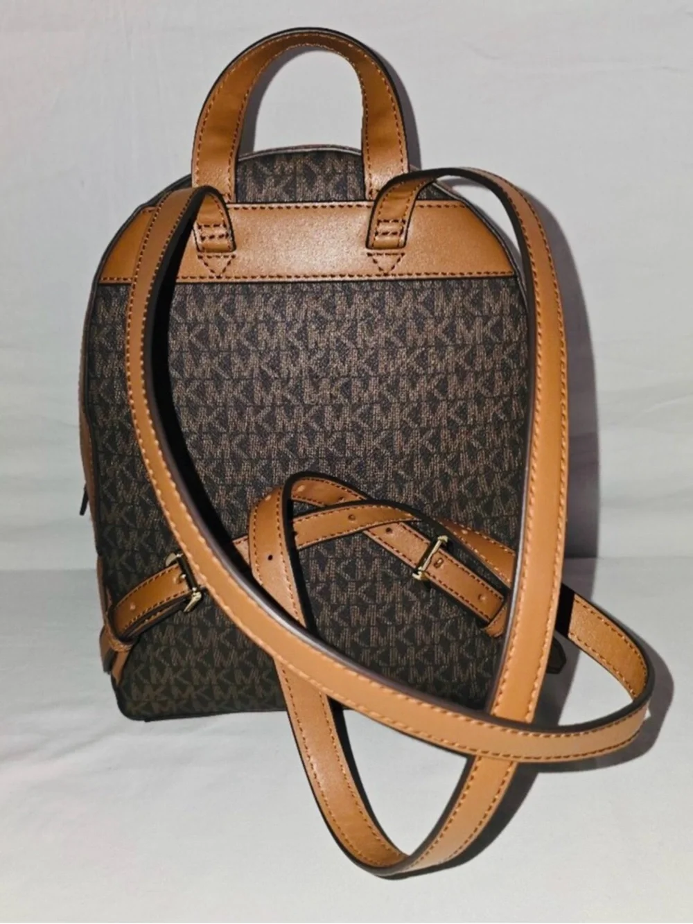 NWOT! Michael Kors JAYCEE Medium MK Logo Double Zip Backpack 35S2G8TB2B